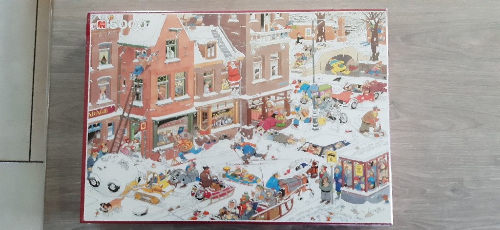JAN VAN HAASTEREN 5000 STUKJES NIEUW, Hobby en Vrije tijd, Denksport en Puzzels, Ophalen of Verzenden, Meer dan 1500 stukjes, Nieuw