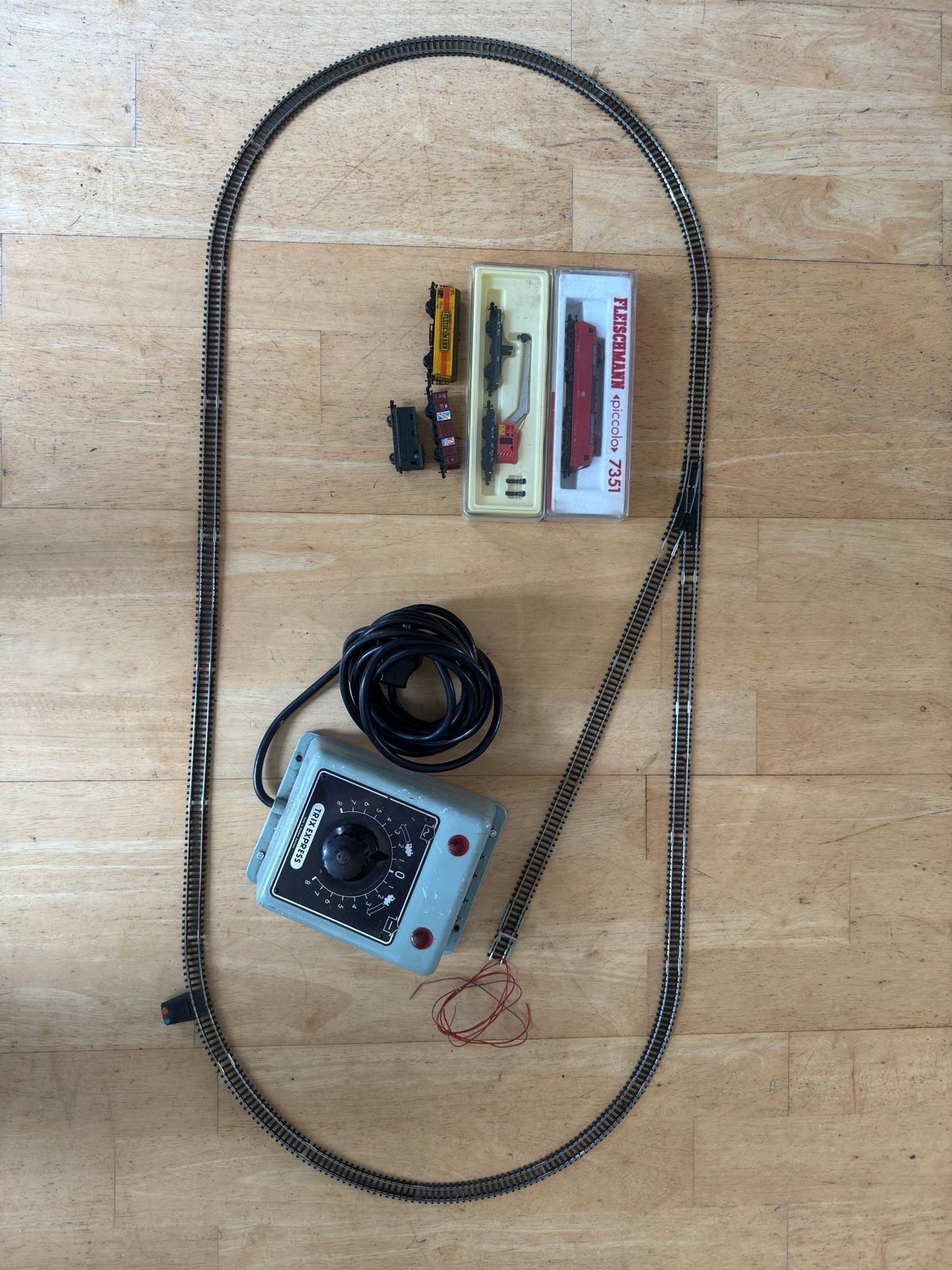 Fleischmann Piccolo/Minitrix Startset | 1/160 N spoor, Gelijkstroom, Fleischmann, Ophalen of Verzenden, Analoog