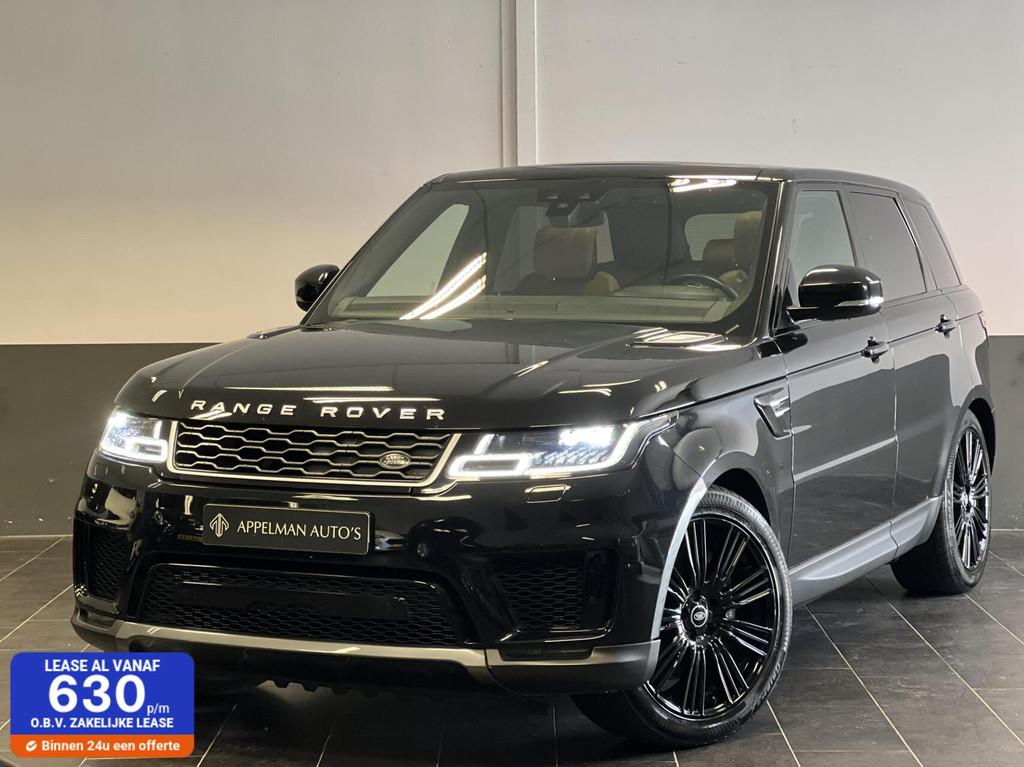 Land Rover Range Rover Sport 2.0 P400e SE|Pano|Dodehoek|Came, Auto's, Automaat, 404 pk, 4 cilinders, Zwart