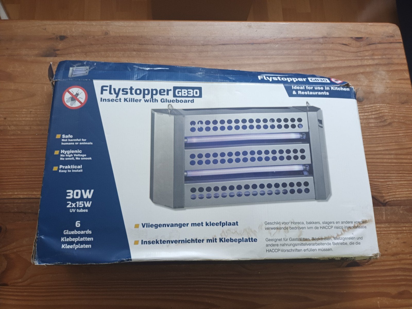 Flystopper GB30 Insect Killer met Kleefplaat - 30W, Ophalen of Verzenden