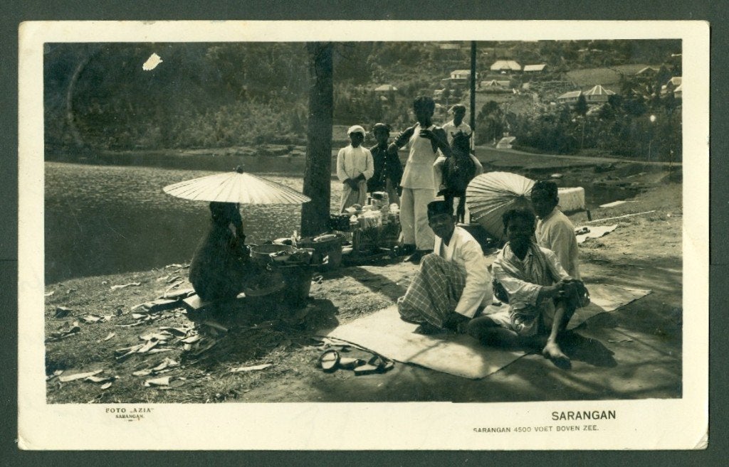 AK Nederlands Indie Java Sarangan, Verzamelen, Ophalen of Verzenden, Voor 1920, Gelopen, Gelderland