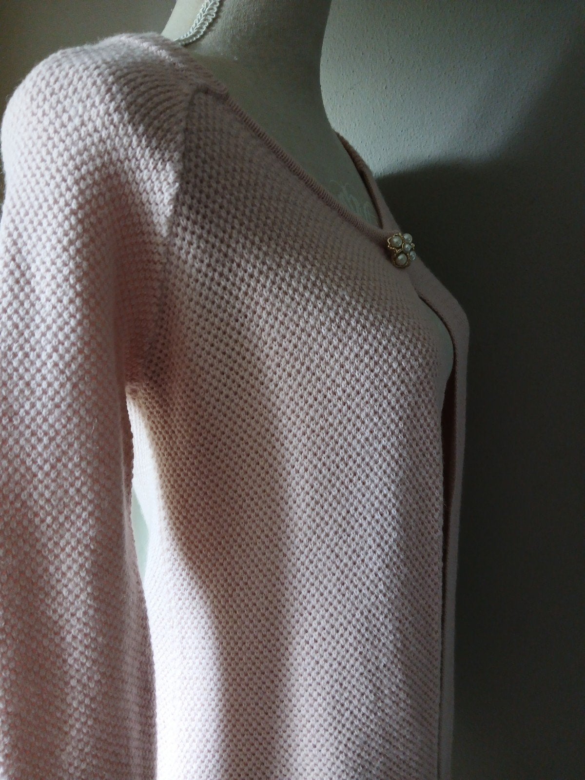 Marciano by GUESS Lang Vest/Cardigan  XS  Merinowol, Ophalen of Verzenden, Zo goed als nieuw, Marciano by GUESS, Roze