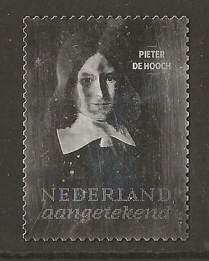 Zilveren persoonlijke zegel Pieter de Hoogh, postfris, Ophalen of Verzenden, Postfris