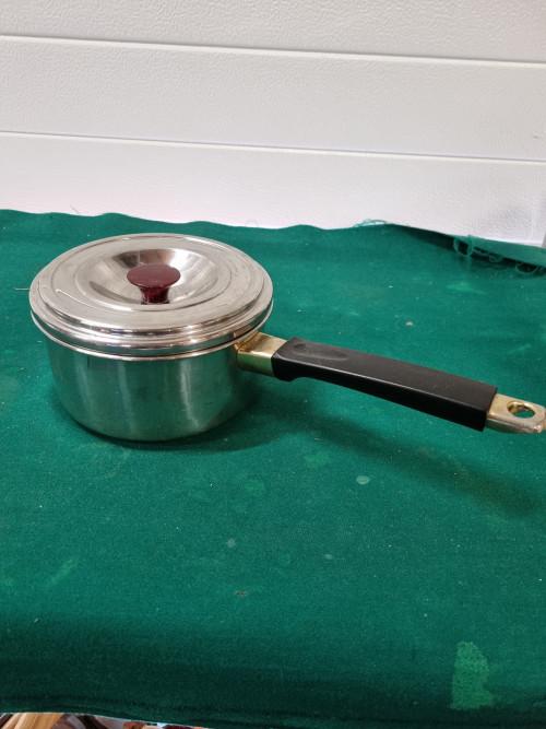 Steelpan met deksel 18/10, Huis en Inrichting, Keuken | Potten en Pannen, Ophalen of Verzenden, 'T Olde Gre-j, Info@toldegrej.nl