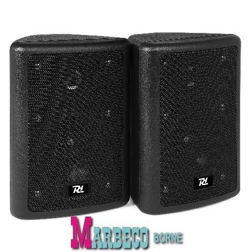 Luidspreker set, Speaker set, passief 4 inch zwart, Audio, Tv en Foto, Luidsprekers, Overige merken, Stereo speakers, Inclusief muurbeugels