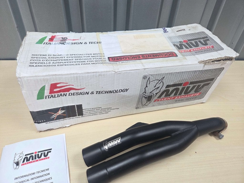 MIVV Double Gun Black uitlaat Benelli 502c, Niet ingevuld, Gebruikt, Niet ingevuld, Ophalen of Verzenden