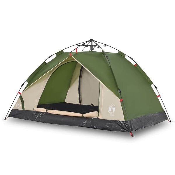 Groene 2-persoons koepeltent - Compact en lichtgewicht, Caravans en Kamperen, Tenten, Ophalen of Verzenden