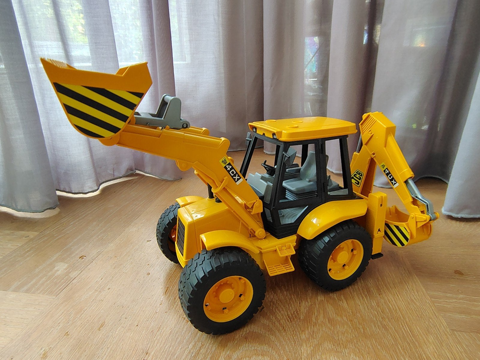 Bruder baggerkraan, shovel met graafarm, Ophalen