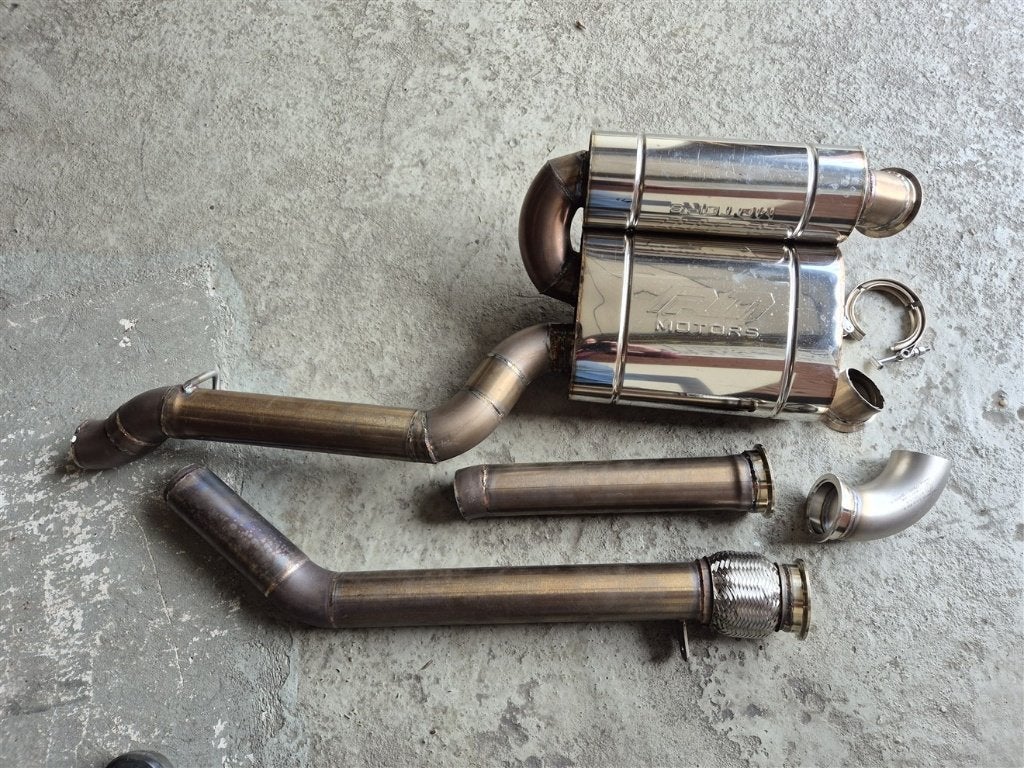 RVS 2½" uitlaat dempers, Ophalen, Nieuw