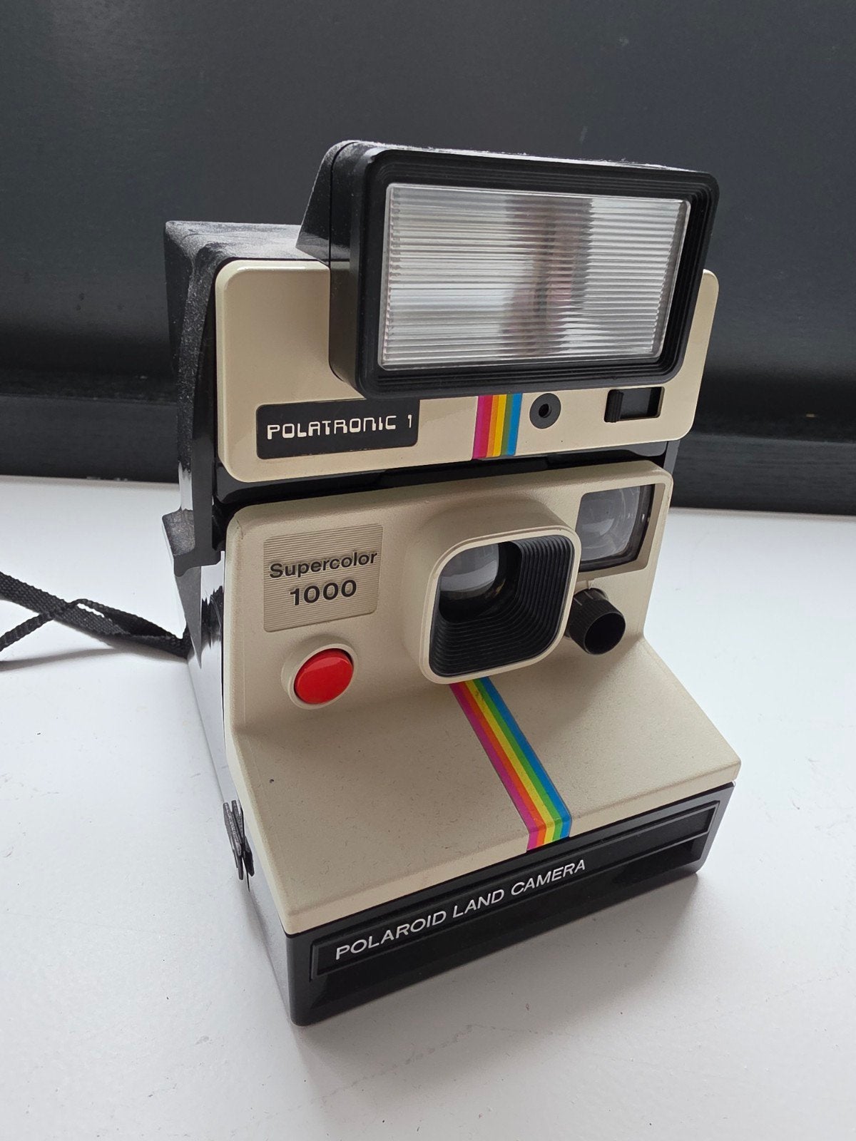 Polaroid Supercolor 1000 met Polatronic 1 flitser, Ophalen of Verzenden, Gebruikt, Polaroid, Polaroid