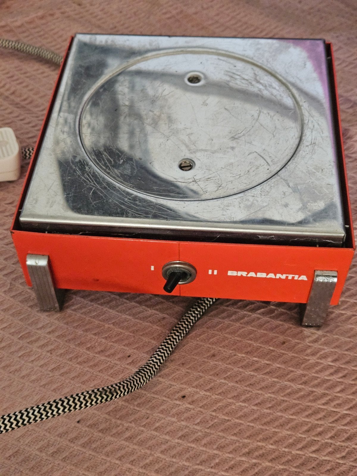 Vintage Brabantia warmhoudplaat 60-120 watt, De Run 5, 5503 LT Veldhoven, Nederland, Gebruikt, Warmhoudplaat, 3 kookzones of minder