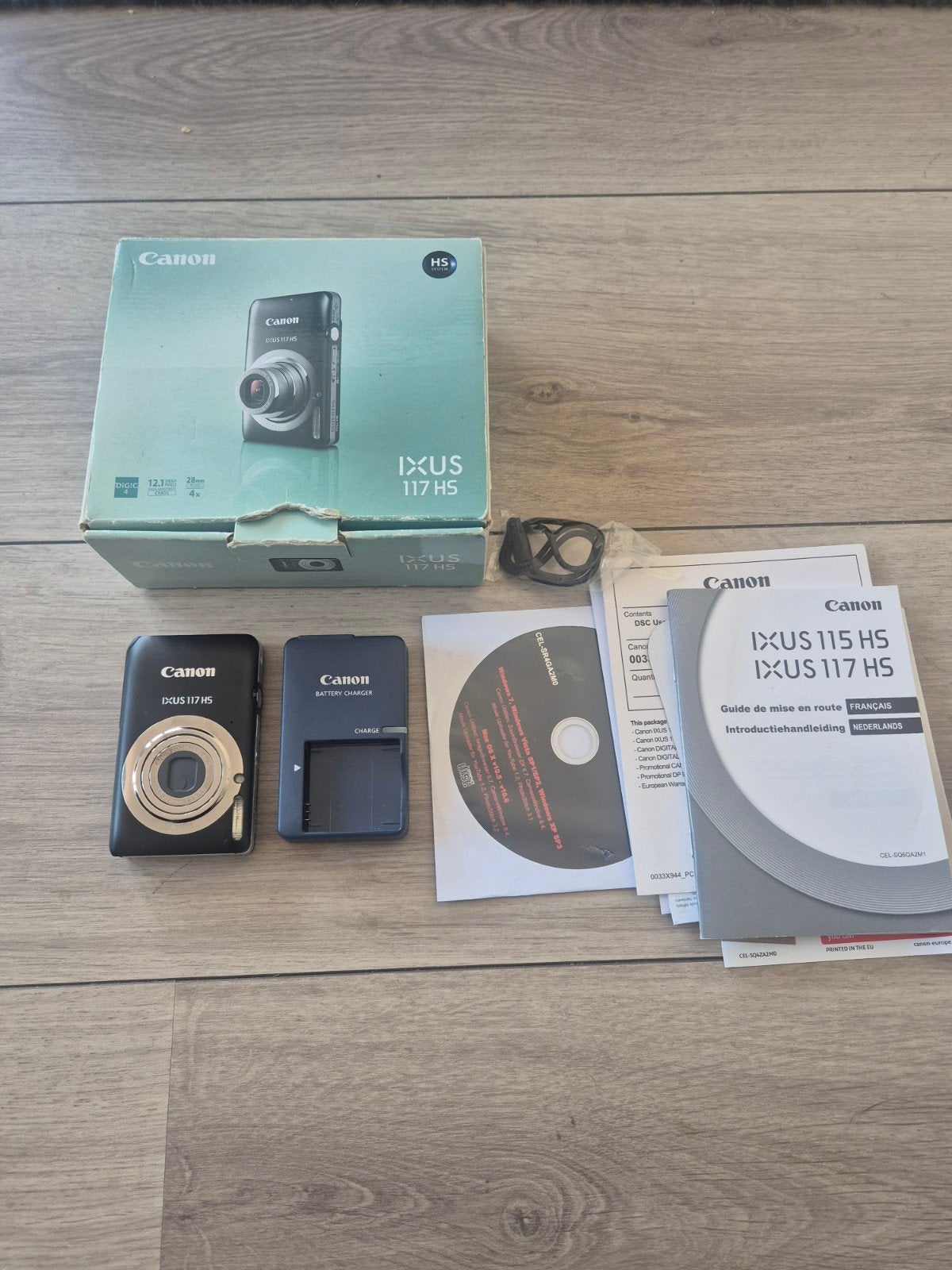 Canon IXUS 117 HS Compactcamera - Zo goed als nieuw, Canon, Ophalen of Verzenden, Zo goed als nieuw, Handleiding