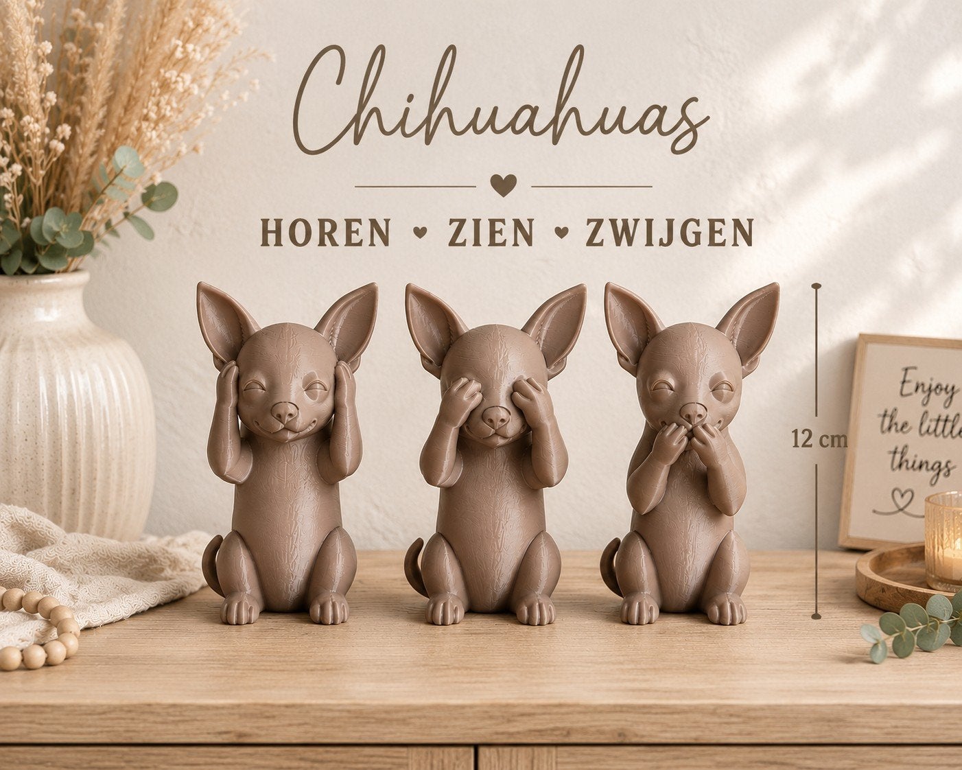 Chihuahua horen zien zwijgen, Ophalen of Verzenden, Nieuw