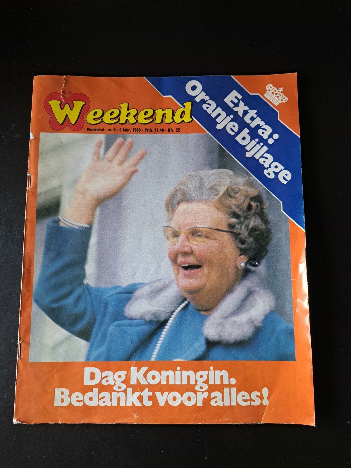 Weekend magazine 1980 - Dag Koningin, Bedankt voor alles!, Ophalen of Verzenden, Gelezen, Gossip of Showbizz