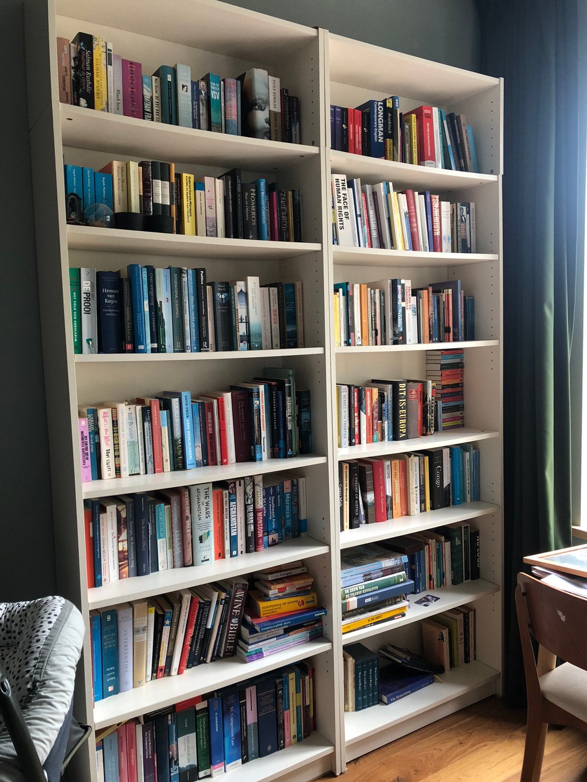 boekenkast billy Ikea wit 3 delen in prima staat!, Ophalen, Gebruikt, 200 cm of meer, 50 tot 100 cm
