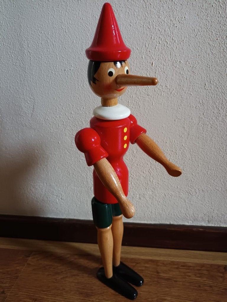 Originele Pinnochio uit Italië zgan, Verzamelen, Ophalen, Zo goed als nieuw