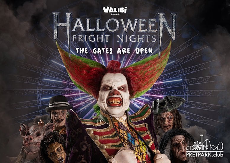 Walibi Holland Fright nights 22/10, Eén persoon, Ticket of Toegangskaart