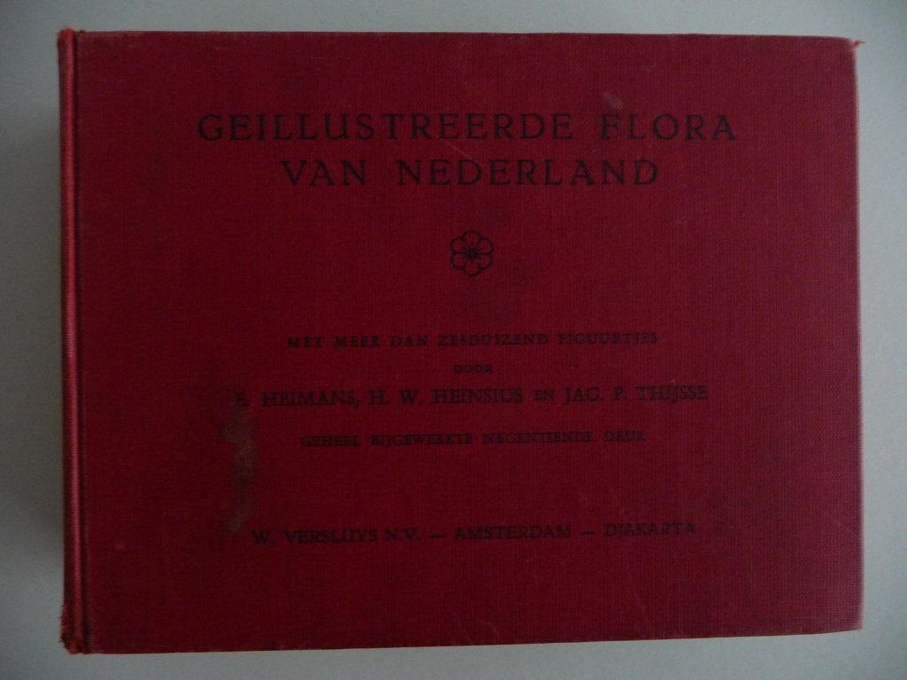 boek GEILLUSTREERDE FLORA VAN NEDERLAND - uitgave 1956, Boeken, Gelezen, Bloemen, Planten en Bomen, Ophalen of Verzenden, E. HEINSIUS, H.W. THIJSSE, J.P. HEIMANS