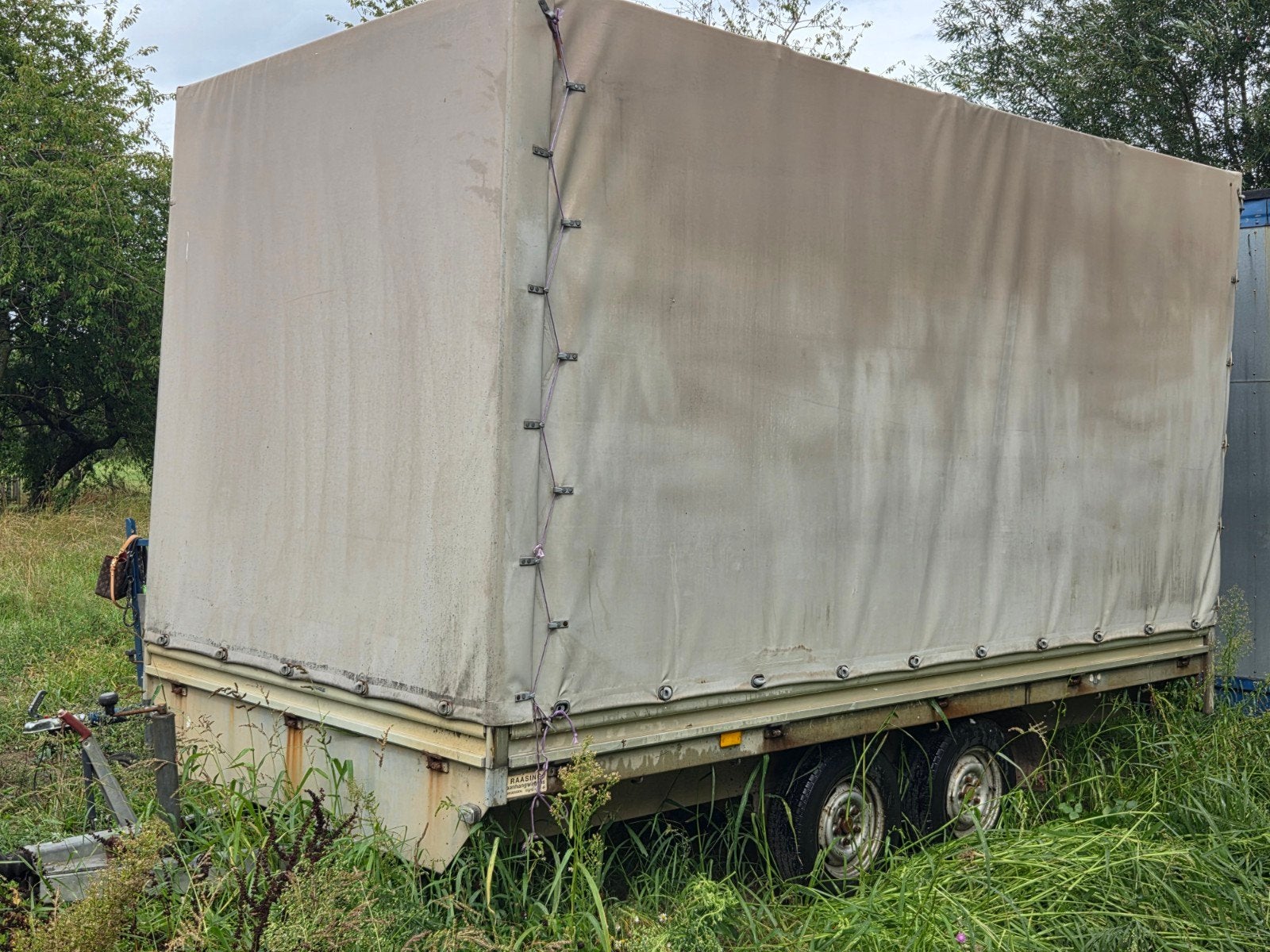 Gebruikte aanhangwagen met huif - Ideaal voor transport, Ophalen, Gebruikt