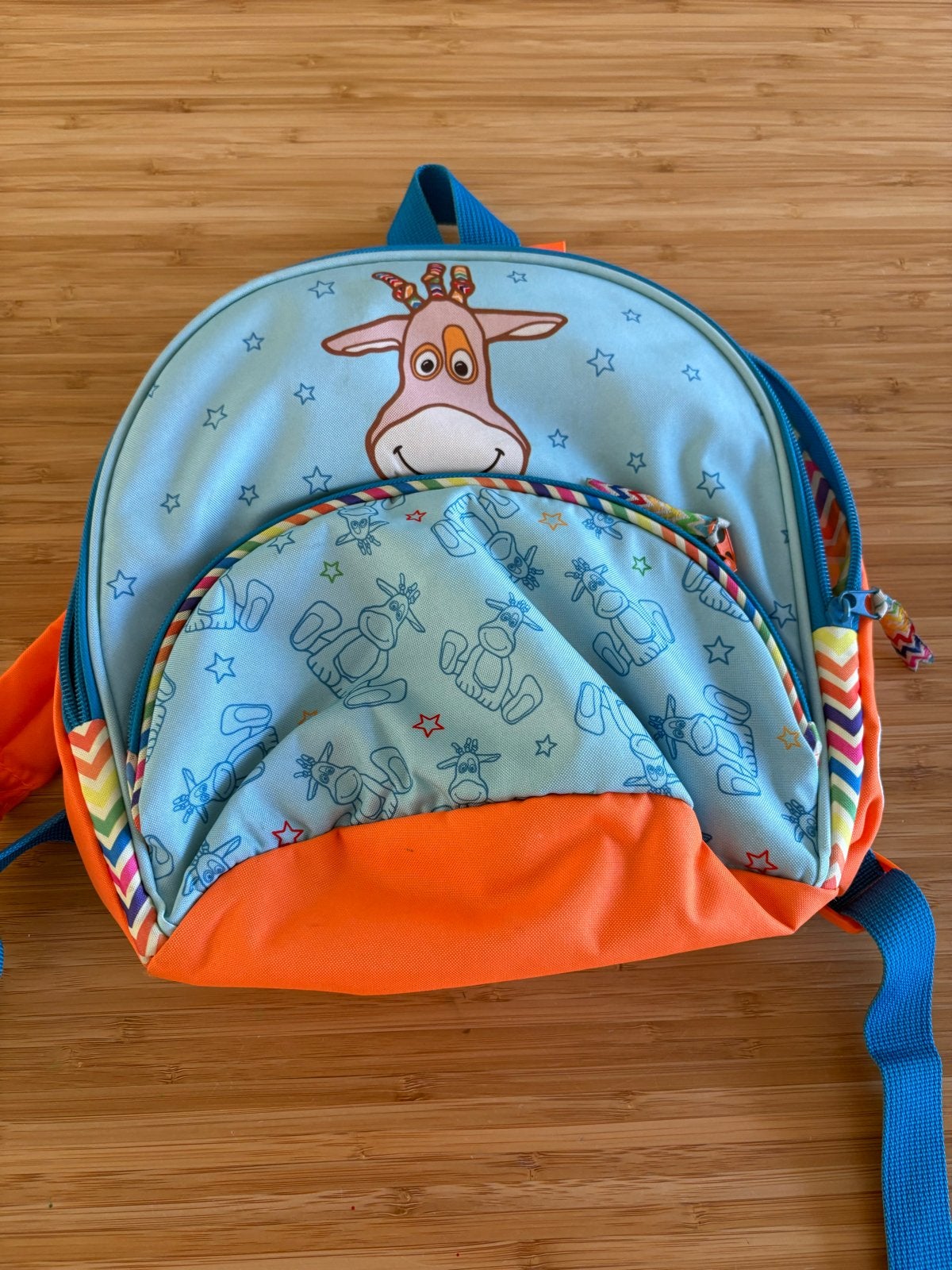 Leuk kinder tasje met giraffe opdruk, Overige merken, Gebruikt, Minder dan 30 cm, 25 tot 40 cm