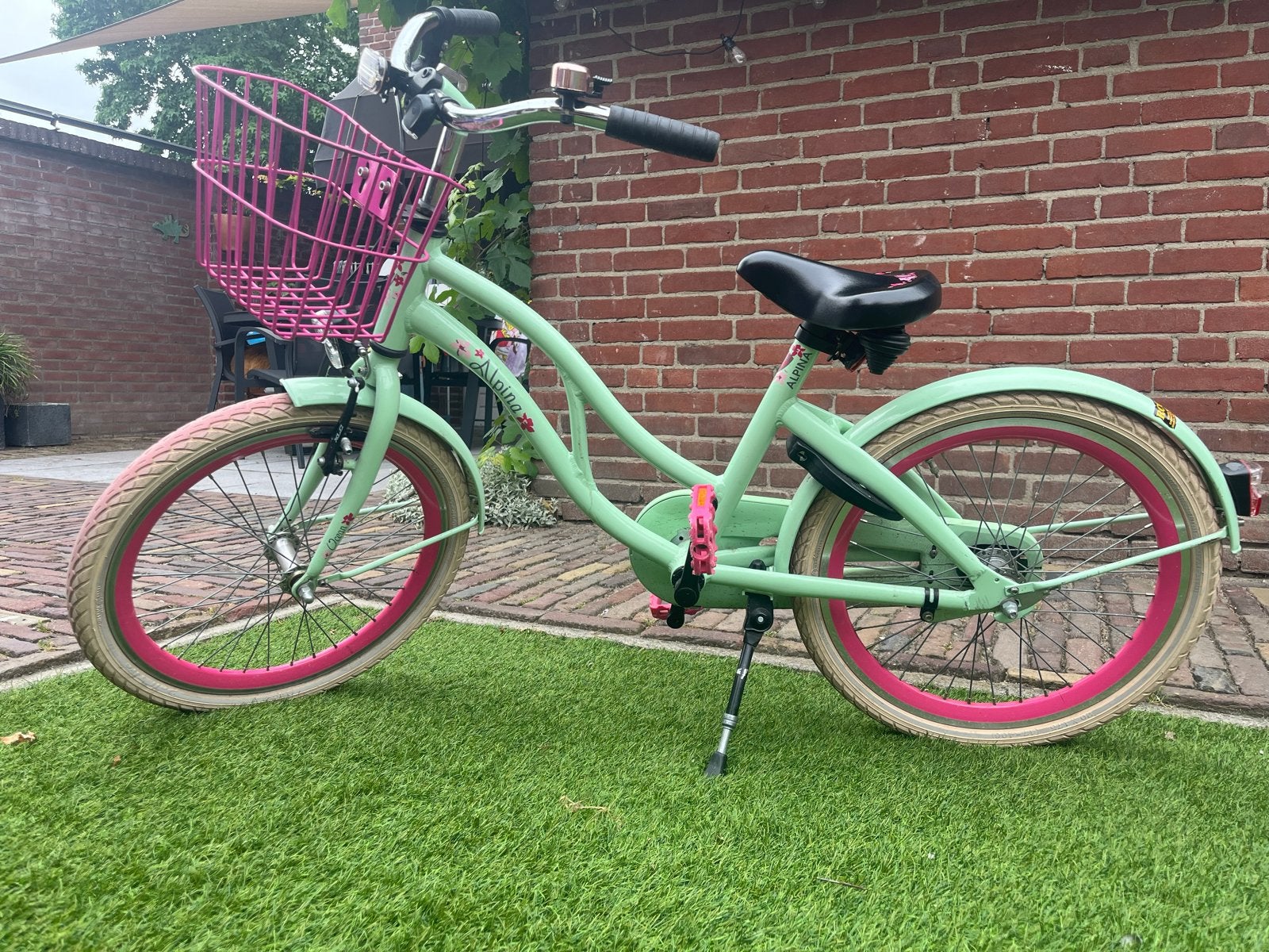 Alpina kinderfiets 20 inch - Zo goed als nieuw, Ophalen, Terugtraprem, 20 inch, Handrem