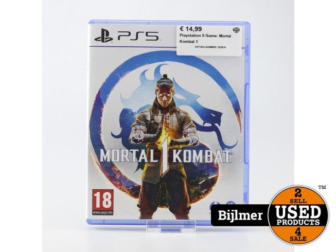 Playstation 5 Game: Mortal Kombat 1, Sony, Zo goed als nieuw, Support@sony.com, 1-7-1 Konan, Minato-ku
Tokyo 108-0075
Japan
