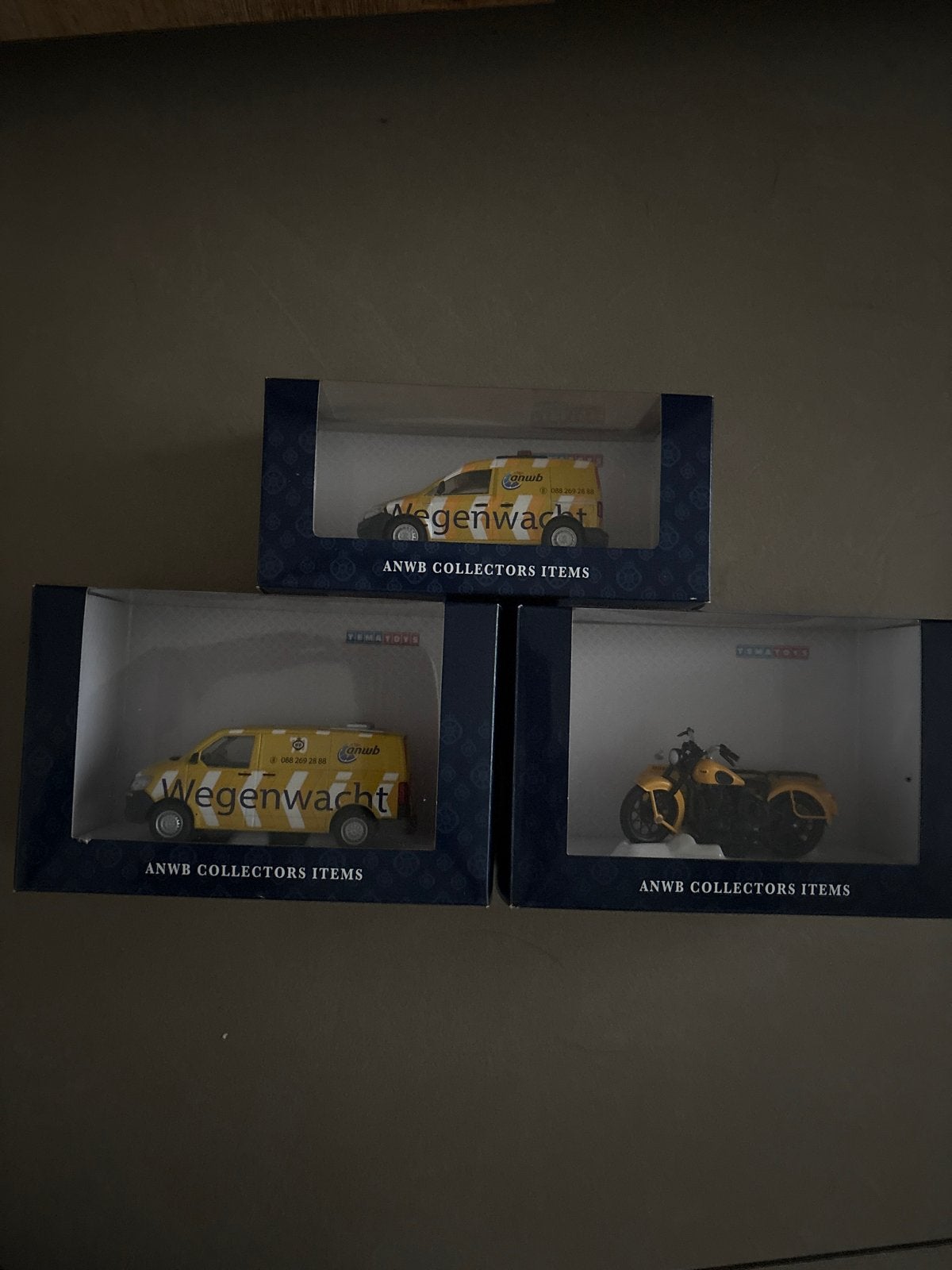 ANWB Wegenwacht Collectors Items: 2x VW Bus, 1x BSA Motor, Overige merken, Auto, 1:32 tot 1:50, Nieuw