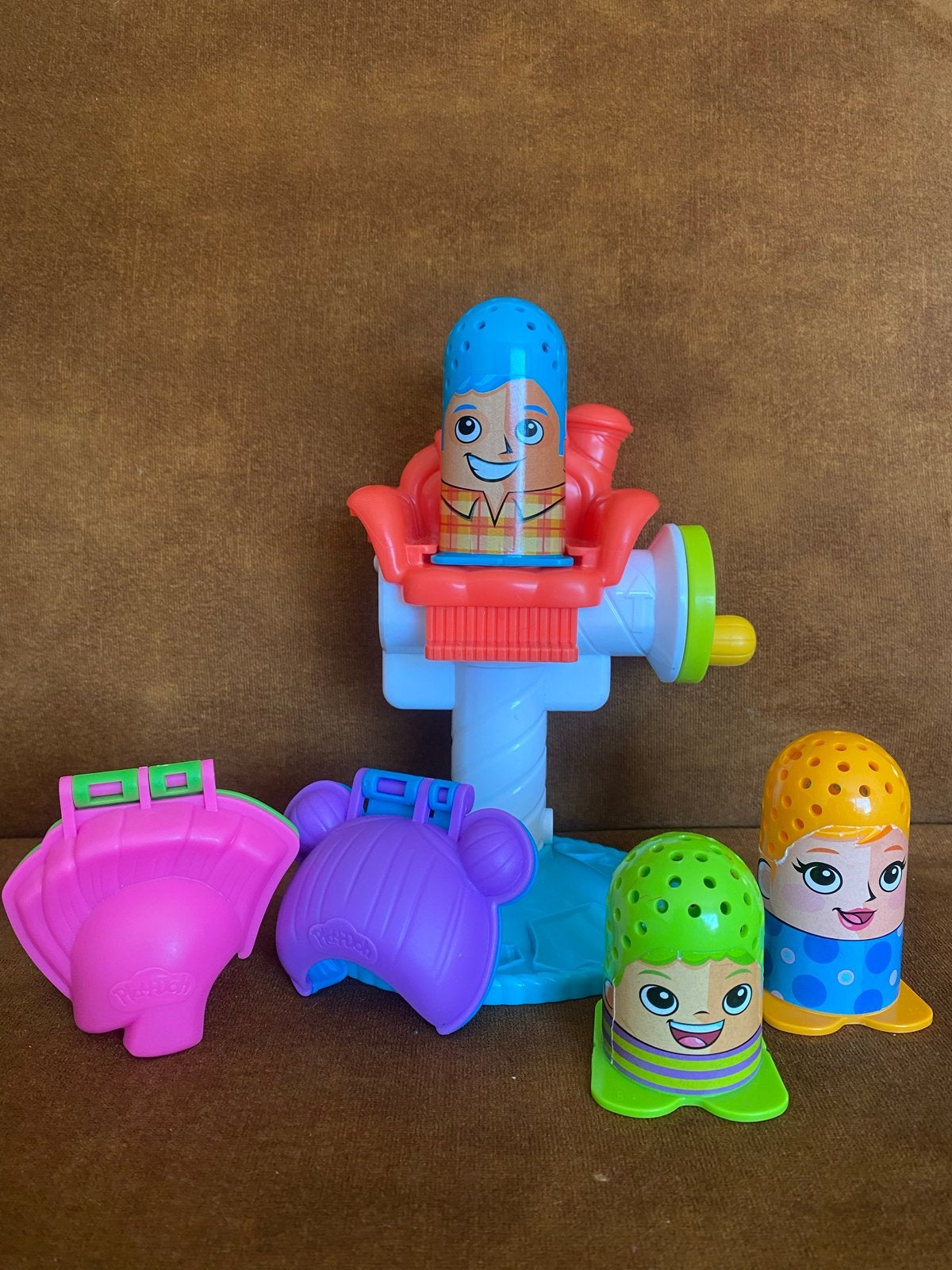 Play-Doh Kapper Speelset met 3 Poppetjes en Accessoires, Ophalen of Verzenden, Gebruikt, Jongen of Meisje