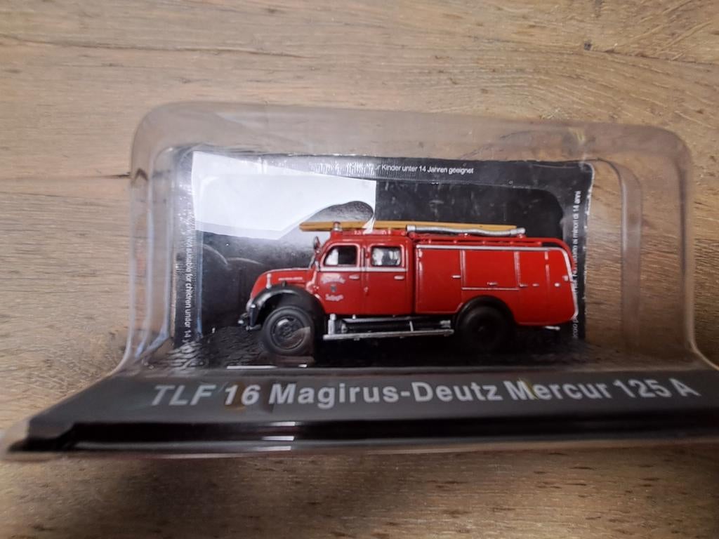 TLF 16 Magirus - Deutz Mercur 125 A 1:72 Model auto, Verzamelen, Ophalen, Nieuw, Auto's