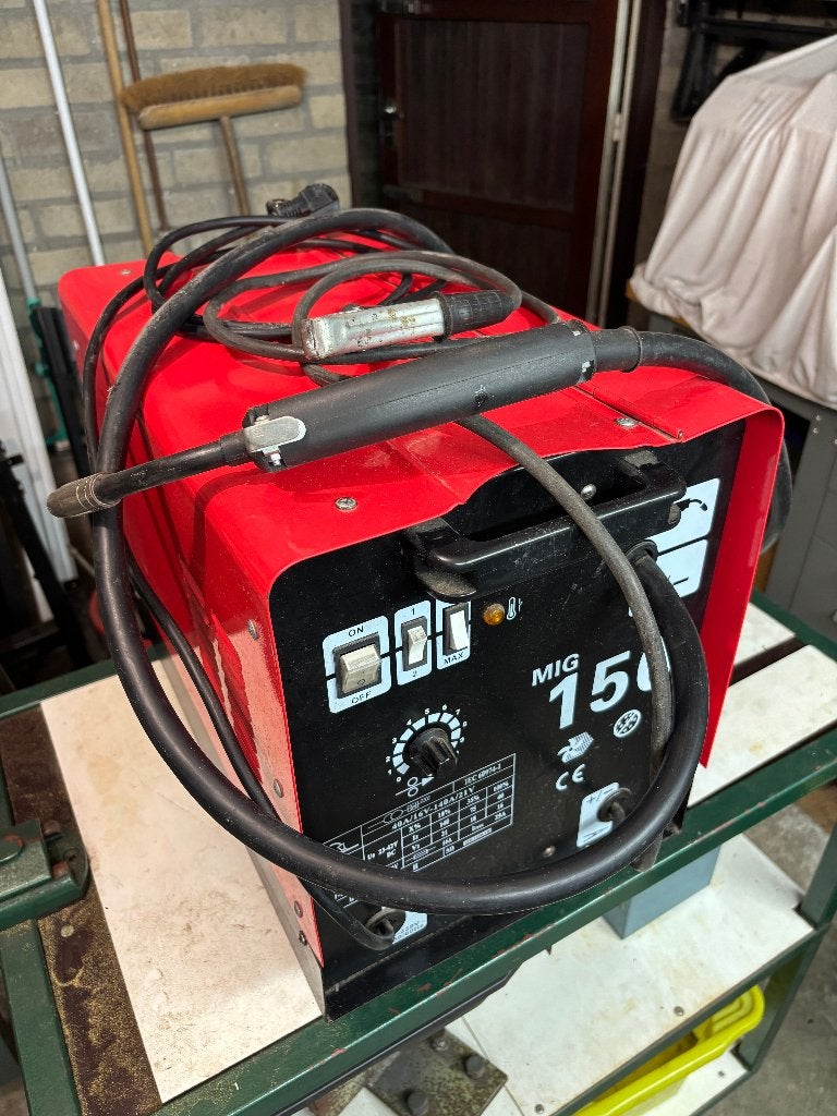 MIG lasapparaat, Ophalen, Gebruikt, 150 tot 250 ampère, Co2