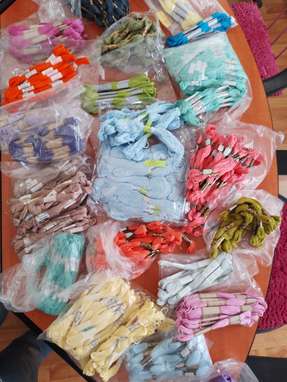 allerlei soorten borduurgaren/geen dmc, Hobby en Vrije tijd, Borduren en Borduurmachines, Ophalen of Verzenden, Nieuw, Handborduren