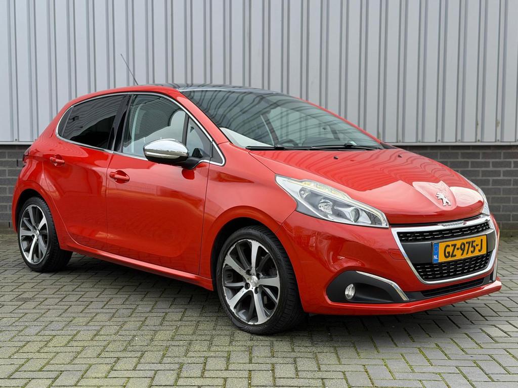 Peugeot 208 1.2 PureTech Première |Navi|Pano||Camera|Cruise, Auto's, Gebruikt, Leder en Stof, 49 €/maand, Origineel Nederlands