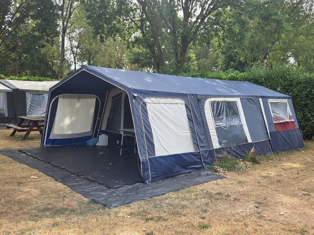 Ruime vouwwagen zoekt nieuwe eigenaar, Caravans en Kamperen, Ophalen, Blauw, Aanwezig, Jamet