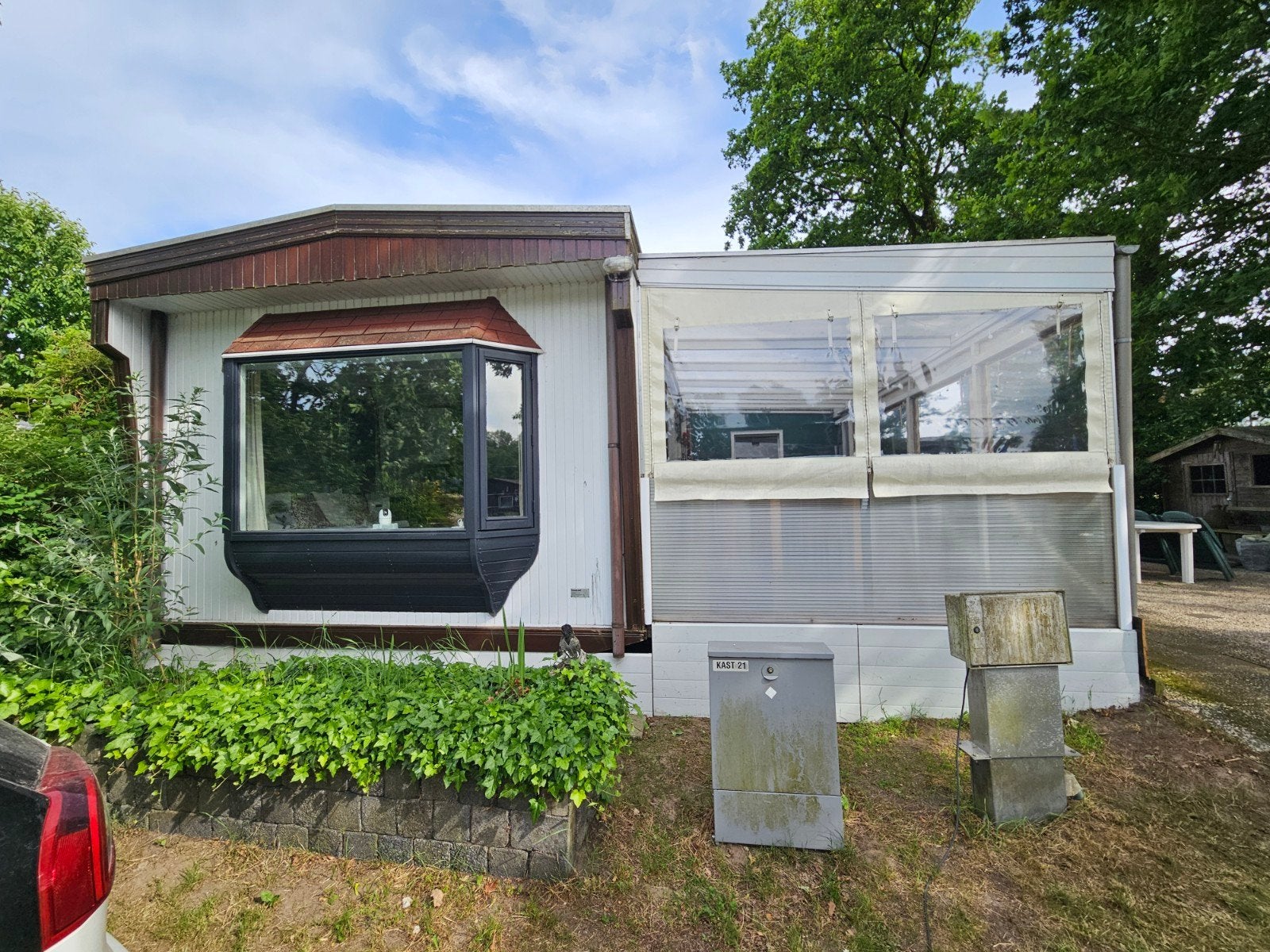 Ruime stacaravan/chalet op Camping Hengeland, Afferden (L)