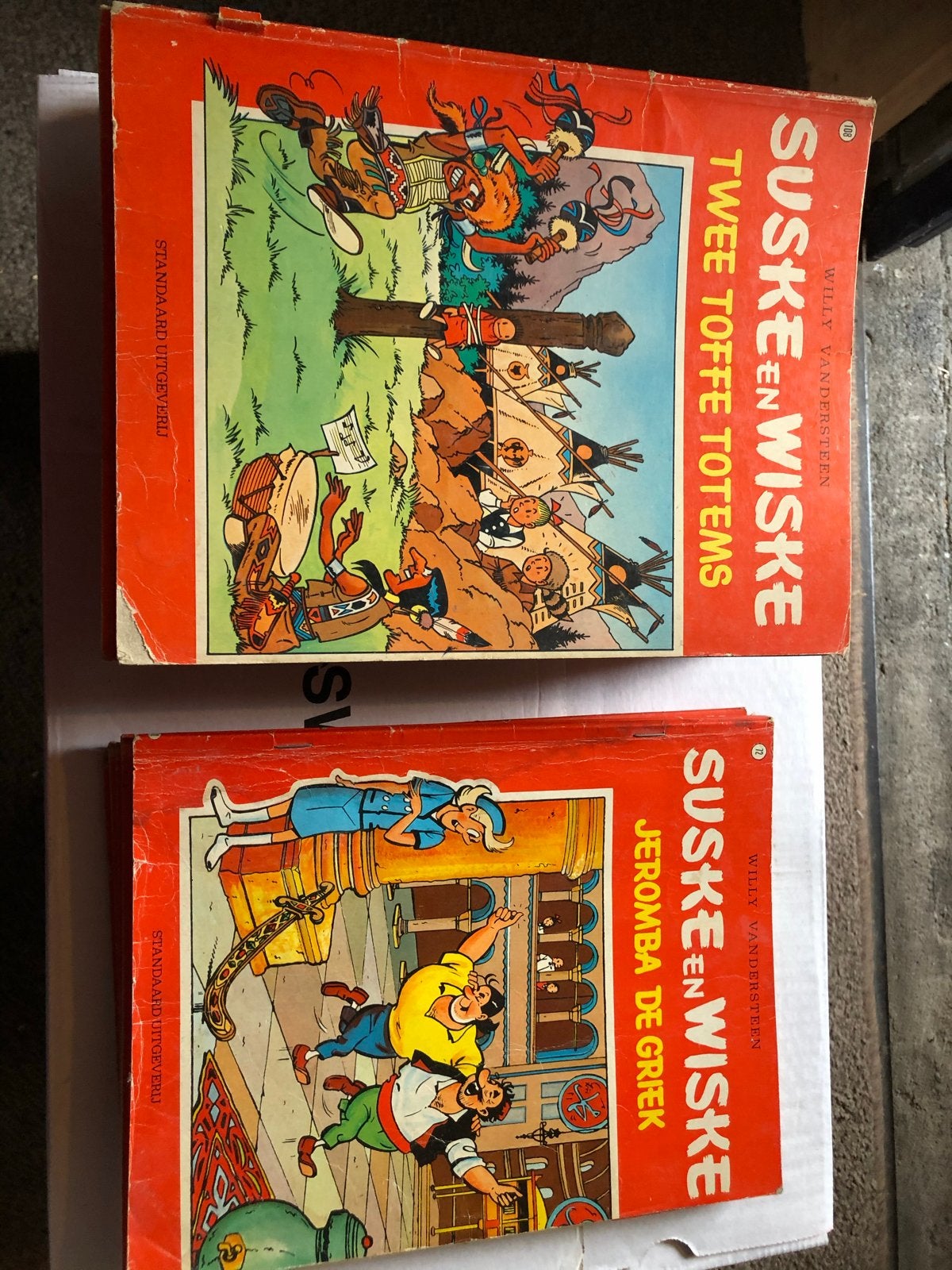 Suske en Wiske: Twee Toffe Totems & Jeromba de Griek, Meerdere stripboeken, Ophalen, Gelezen