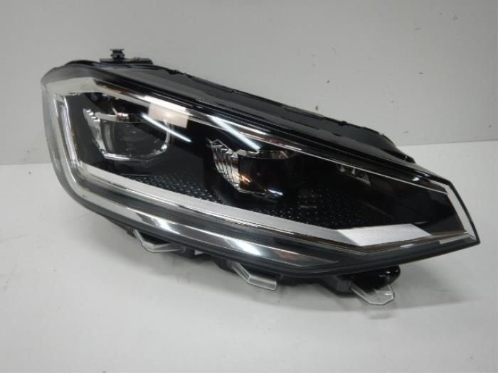VW Golf Sportsvan Facelift VOLLED Koplamp Rechts, Ophalen of Verzenden, Gebruikt