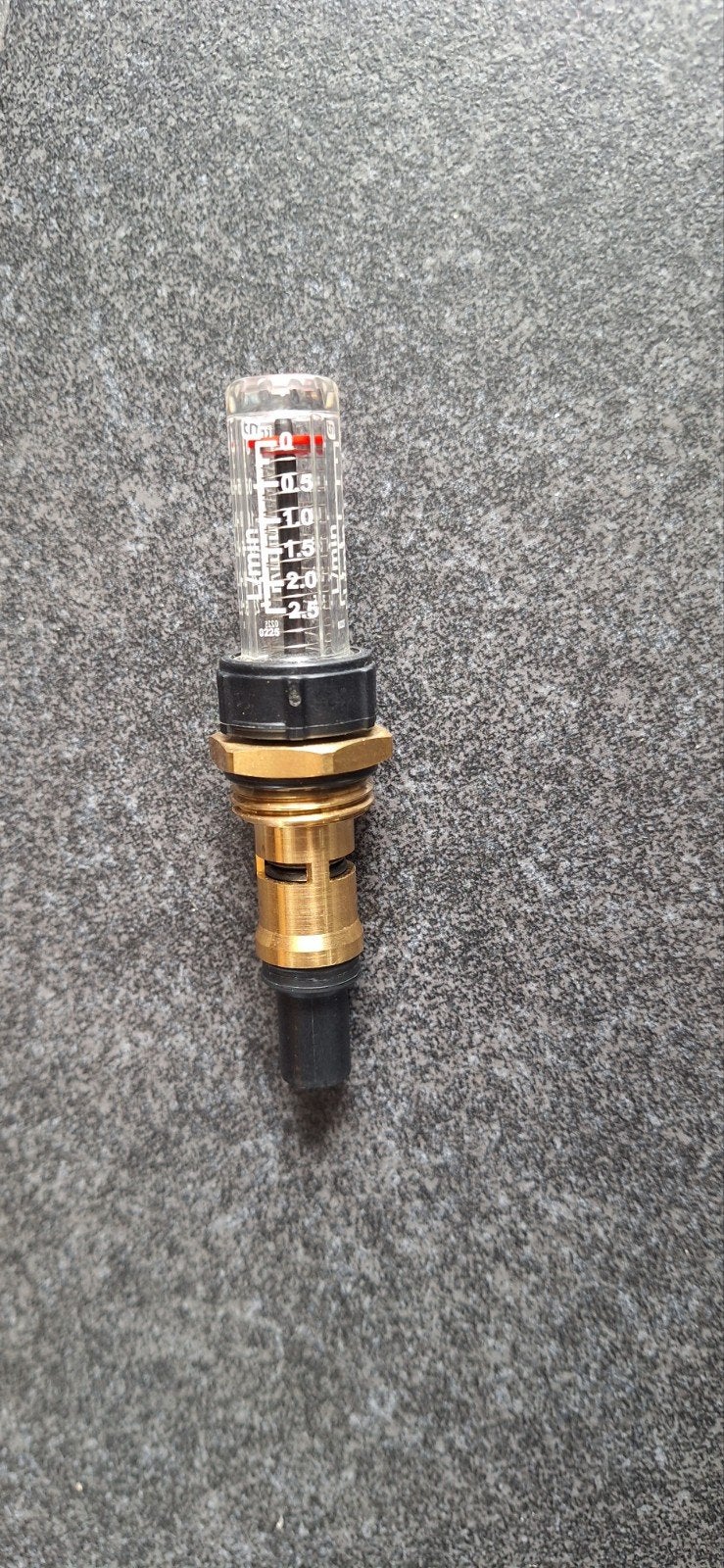 Waterstroommeter 0.5-2.5 l/min voor vloerverwarming, Ophalen of Verzenden, Nieuw, Vocht of Vloeistof
