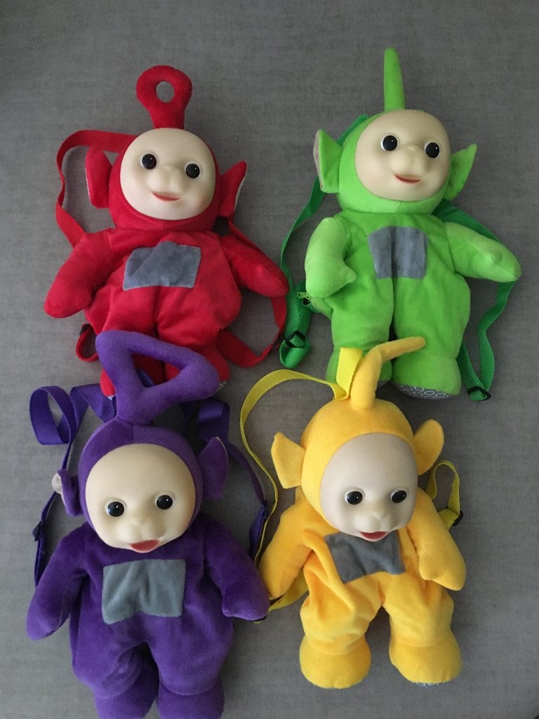 Fantastisch leuke  TELETUBBIES Rugtassen voor € 32,95 p/st., Overige merken, 40 cm of meer, Verzenden, Nieuw