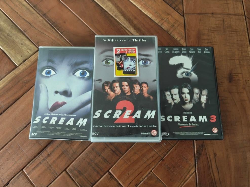 Scream VHS, Cd's en Dvd's, VHS | Film, Vanaf 16 jaar, Ophalen of Verzenden, Gebruikt, Horror