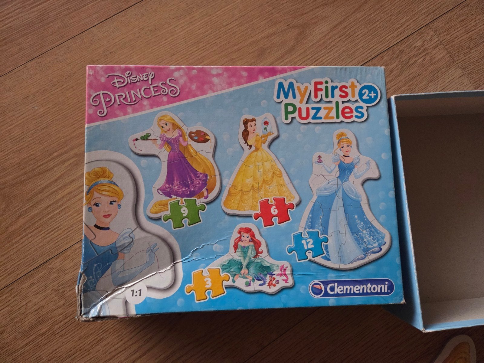 4 Disney prinsessen puzzels, Ophalen of Verzenden, 10 tot 50 stukjes, Gebruikt, 4 tot 6 jaar