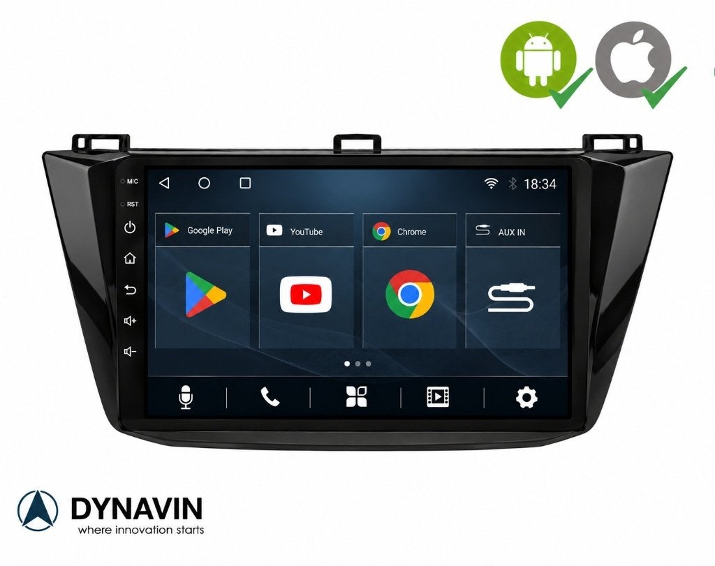 vw tiguan autoradio navigatie android 16 usb carplay Dynavin, Ophalen of Verzenden, Dynavin, Verkoop@inbouwnavigatie.com, Oberonweg 2623 208pg