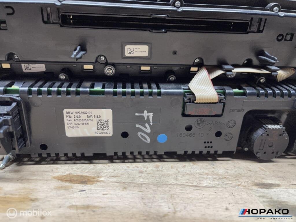 kachelbediening paneel BMW 5 serie F10 F11 F07 | 923363201, Gebruikt, Einsteinlaan 5 rijswijk, Ophalen of Verzenden, Info@bmw.com