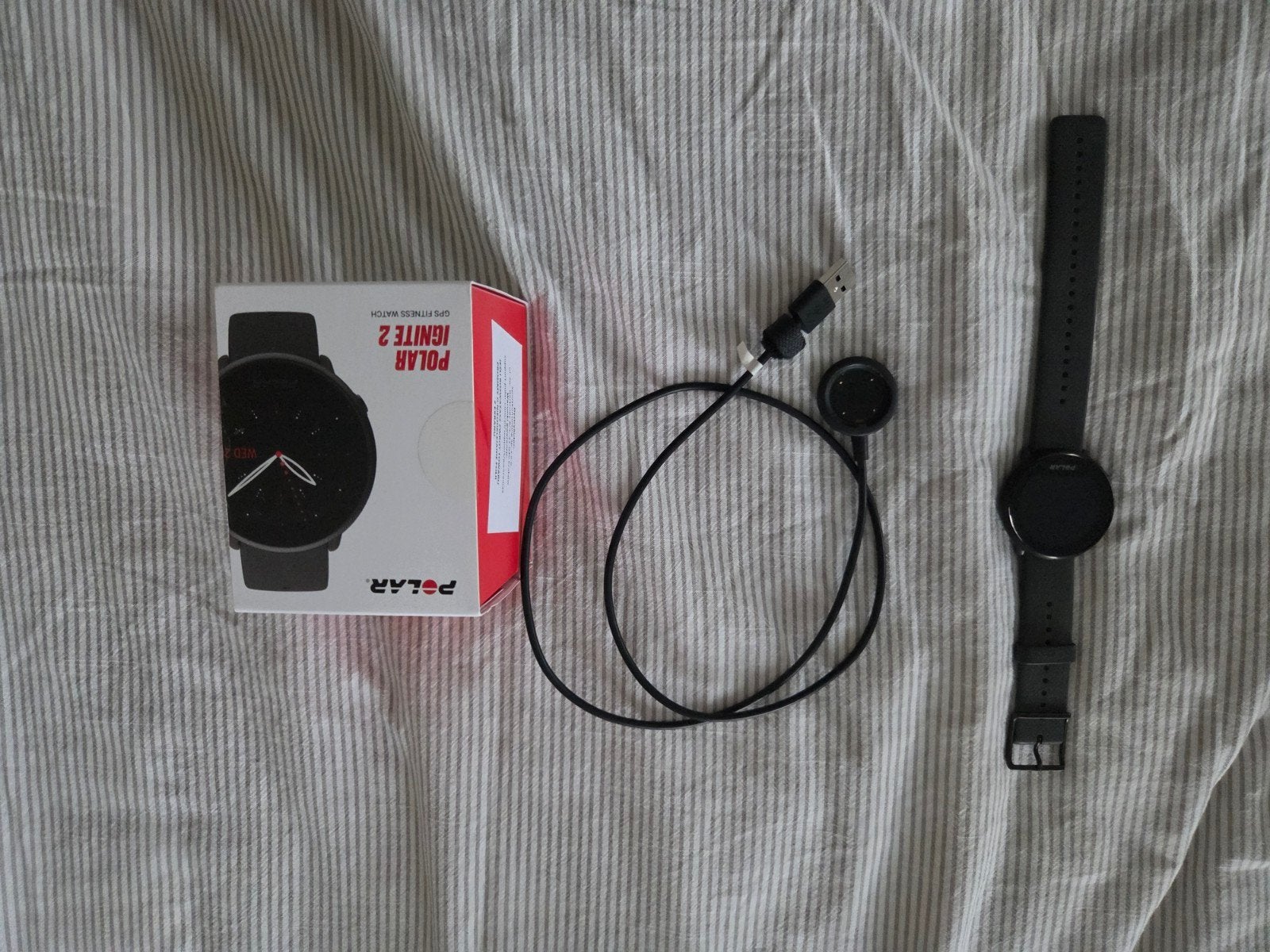 Sportswatch Polar Ignite 2, Zwart, Zo goed als nieuw, Android, POLAR