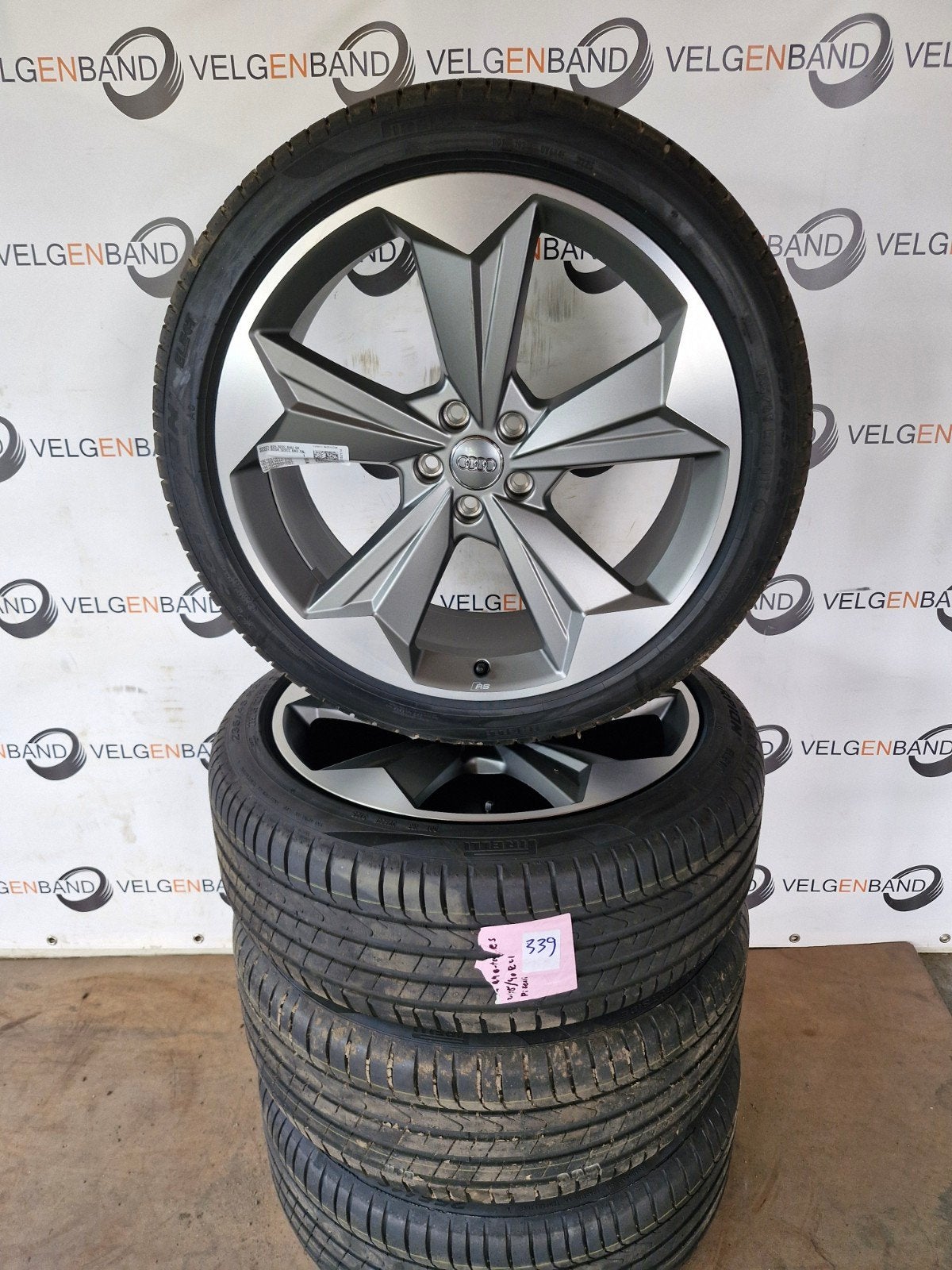 Zomerset Audi Q4 Etron RS F4 235 45 255 40 21 5x112 57,1 vag, Audi, 255 mm, ., Banden en Velgen