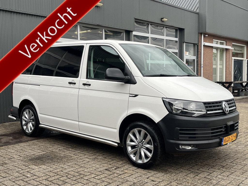 Volkswagen Transporter Kombi 2.0 TDI L1H1 BTW EN BPM VRIJ! A, Auto's, Volkswagen, Electronic Stability Program (ESP), Stof, Gebruikt