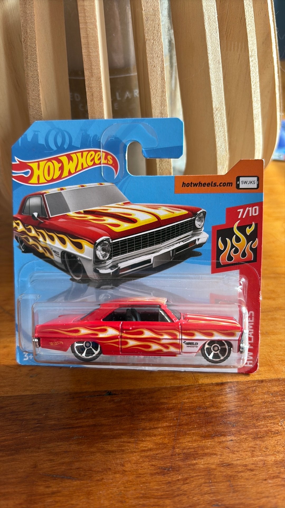 Hot Wheels ‘66 Chevy Nova 1/64, Ophalen of Verzenden, Nieuw, Auto