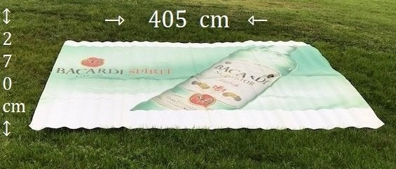 Bacardi groot polyester zeildoek Bacardi Banner, Verzamelen, Merken en Reclamevoorwerpen, Ophalen, Zo goed als nieuw, Gebruiksvoorwerp