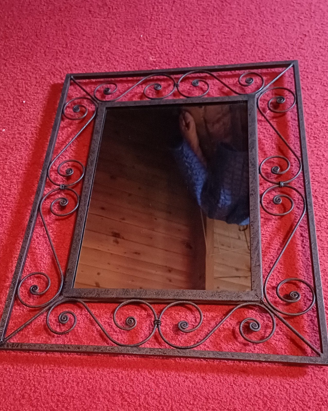 Spiegel te koop!, Ophalen, Gebruikt, Minder dan 100 cm, Rechthoekig