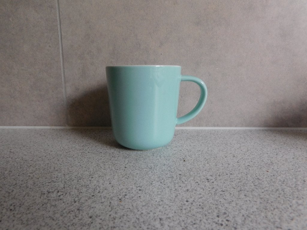 Mok Turquoise New Bone China Chicago Hema - 130 ml, Hema, Zo goed als nieuw, Overige stijlen, Porselein