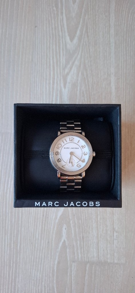 Marc Jacobs Riley Quartz MJ3469 dameshorloge, Overige merken, Staal, Staal, Polshorloge